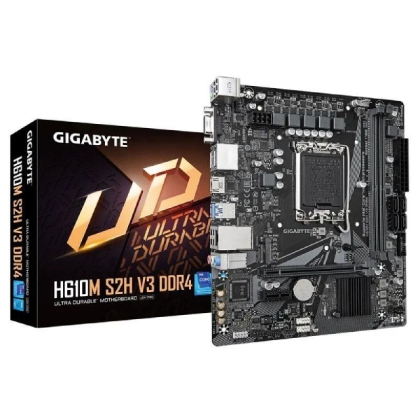 Placa Base GIGABYTE H610M S2H V3 - Socket 1700 · DDR4 · Micro ATX