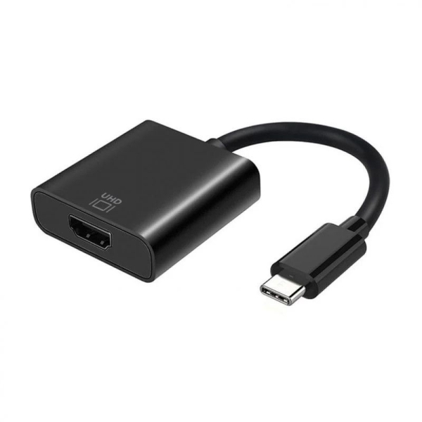 Conversor USB Tipo C a HDMI 4K - 0.15 m · Negro