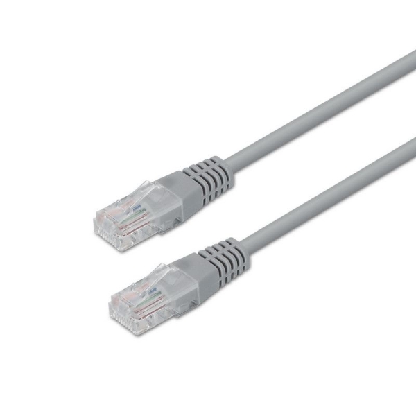 Cable de Red Latiguillo RJ45 UTP Cat.5E - 10m · Gris