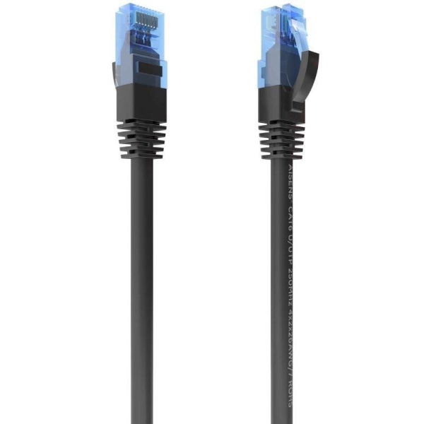 Cable de Red Latiguillo RJ45 SFTP Cat.6 - 0.25m · Negro