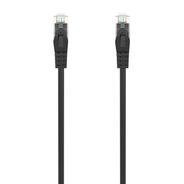 Cable de Red Latiguillo RJ45 UTP Cat.6 - 1m · Negro