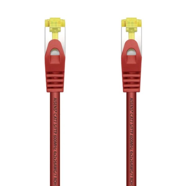 Cable de Red Latiguillo RJ45 SFTP Cat.7 - 0.5m · Rojo