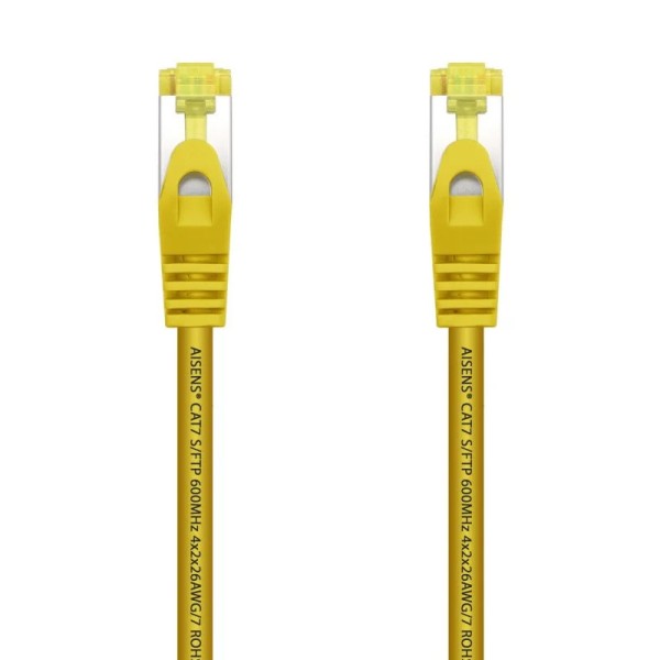 Cable de Red Latiguillo RJ45 SFTP Cat.7 - 0.5m · Amarillo