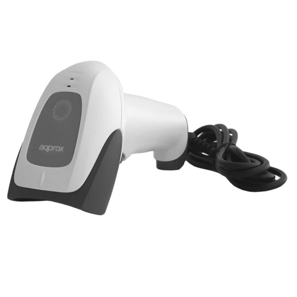 Lector de Codigo de Barras APPROX APPLS22WH - USB · 1D · 2D · Blanco