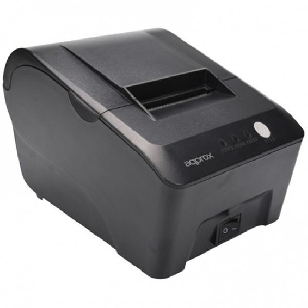 Impresora de Tickets APPROX APPPOS58PORTABLE Monocromo - 80 mm/s · Papel 58 mm · Bluetooth · USB · Negro