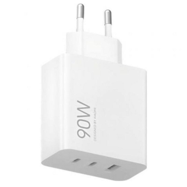Cargador de Pared XIAOMI - 90W GaN · 2xUSB Tipo C · USB · Blanco