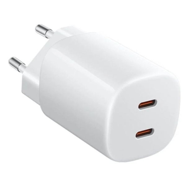 Cargador de Pared XIAOMI Nano Turbo - 45W GaN · 2xUSB Tipo C · Blanco