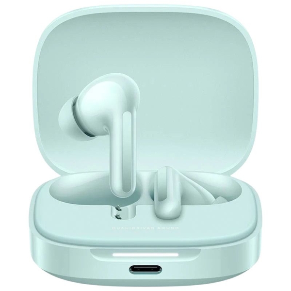 Auriculares Inalámbricos XIAOMI Redmi Buds 6 - Micrófono · Cancelación de Ruido · Estuche de Carga · Verde