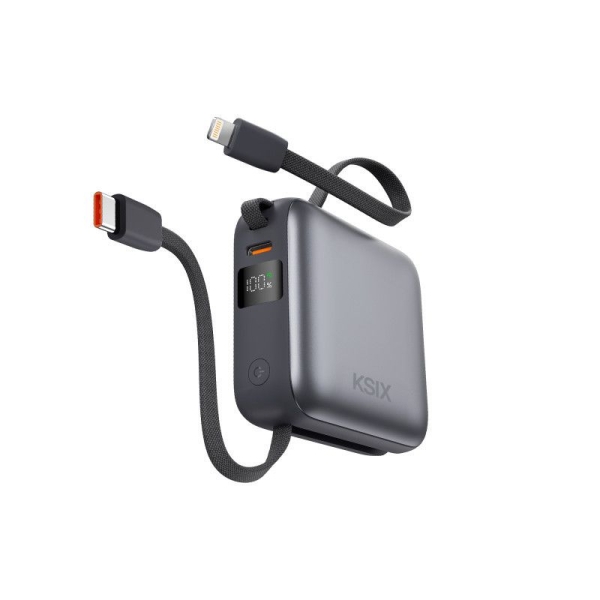 Powerbank KSIX BPB10PD22INTG - 10000mAh · 22,5W · USB Tipo C · Gris
