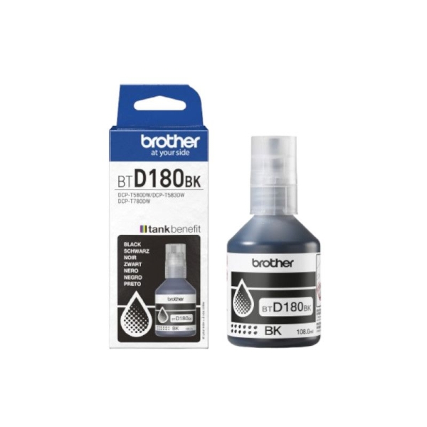 Botella Original BROTHER DTD180 Negro - BTD180BK