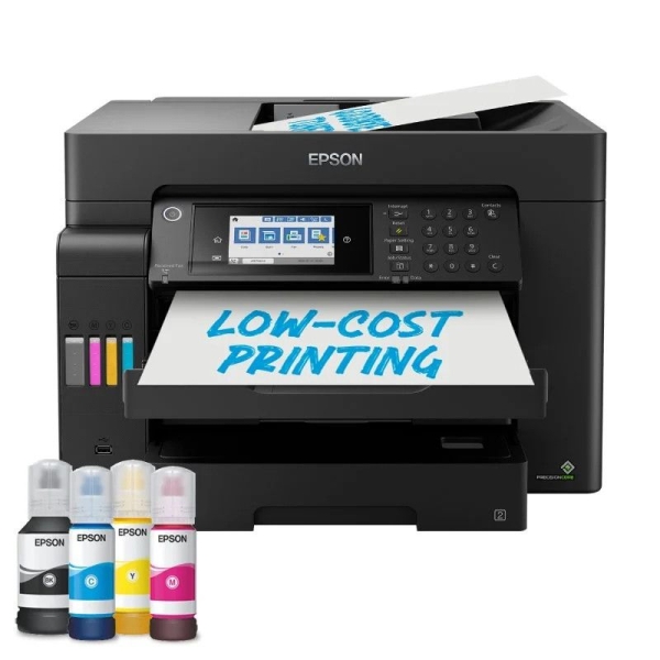 Impresora Multifunción Tinta EPSON Ecotank ET-16655 Color - A3· Duplex · 32PPM · 4800x1200 · 1200ppp ·  WiFi/Ethernet · Botella 104
