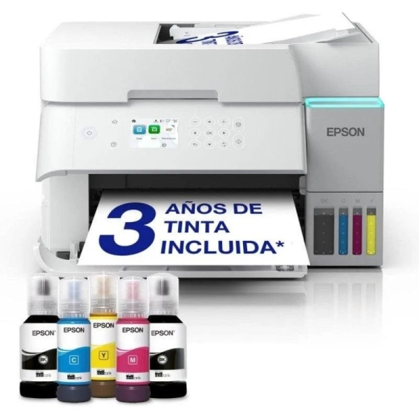 Impresora Multifunción de Tinta EPSON EcoTank ET-3956 Color - 35PPM · 4800x1200 · USB/WiFi - Botellas 102
