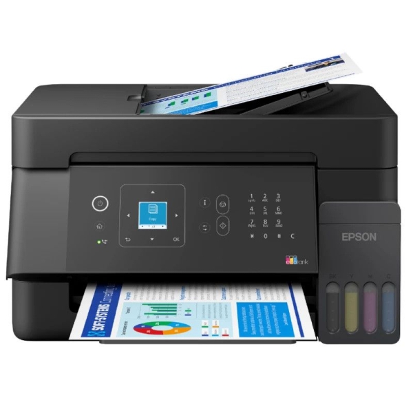 Impresora Multifunción EPSON Ecotank ET-4900 - Dúplex · 33PPM · 5760x1440 · 1200ppp · WiFi/Ethernet - Botella Epson 104