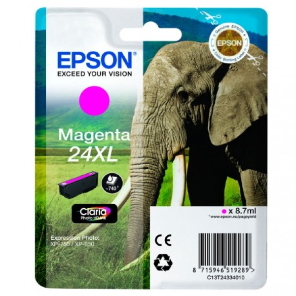 Cartucho Inkjet original C13T24334010 epson magenta