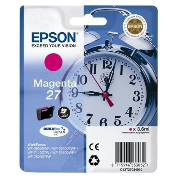 Cartucho Inkjet original C13T27034010 epson magenta