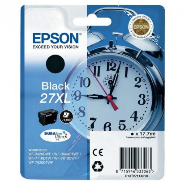 Cartucho Original EPSON 27XL Negro - C13T27114010