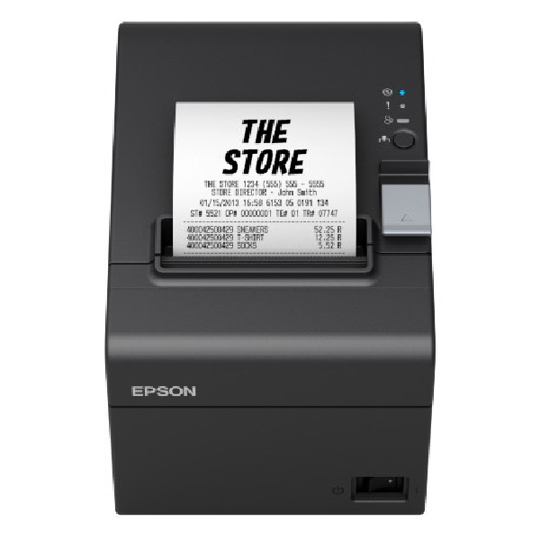 Impresora Térmica EPSON TM-T20III Monocromo - 250m/s · 20cpp · 203ppp · Papel 48/64/80 mm · USB-B