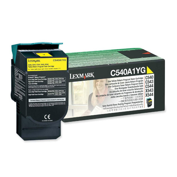 Toner original C540A1YG lexmark amarillo