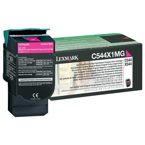 Toner original C544X1MG lexmark magenta