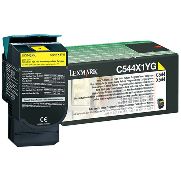 Toner original C544X1YG lexmark amarillo