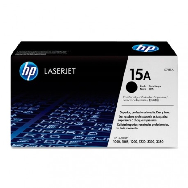 Toner original C7115A hp 15a negro