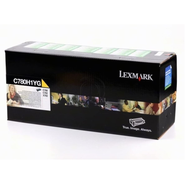 Toner original C780H1YG lexmark amarillo