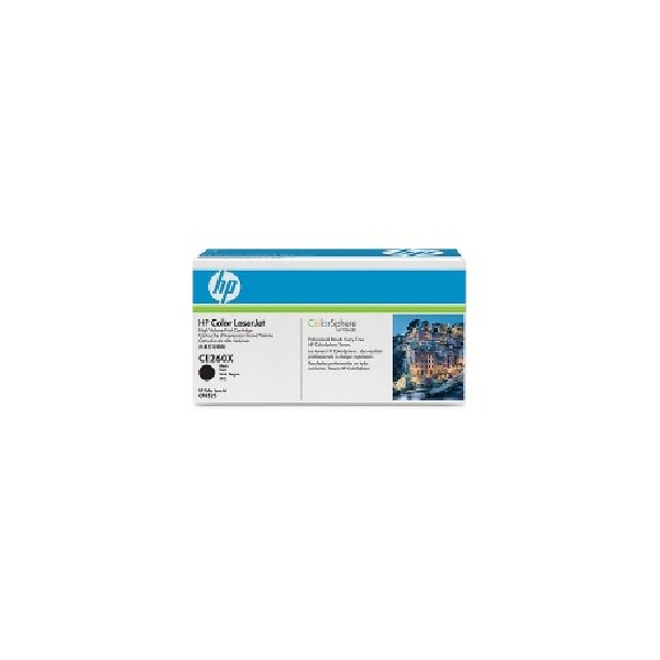 Toner original CE260X hp negro