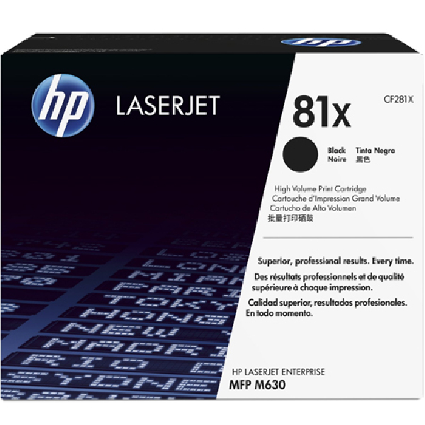 Toner original CF281X hp 81x negro