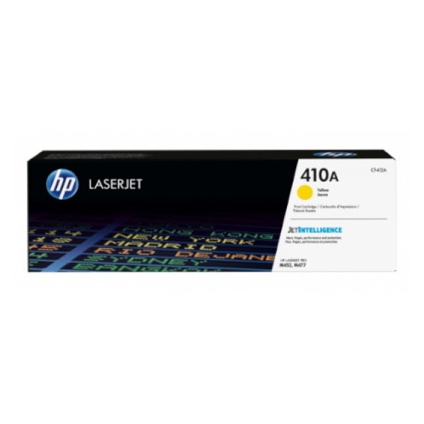 Tóner original HP 410A Amarillo - CF412A
