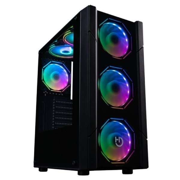 Caja Semitorre HIDITEC V30 - ARGB · Micro ATX · 2.5" · 3.5" · 2xUSB 2.0 · 1xUSB 3.0