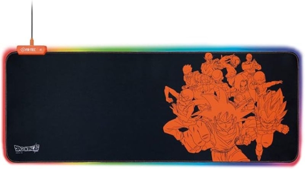 Alfombrilla XL BLADE Super Mousepad Goku - Luz LED RGB · Cable 1.8m · Dragon Ball