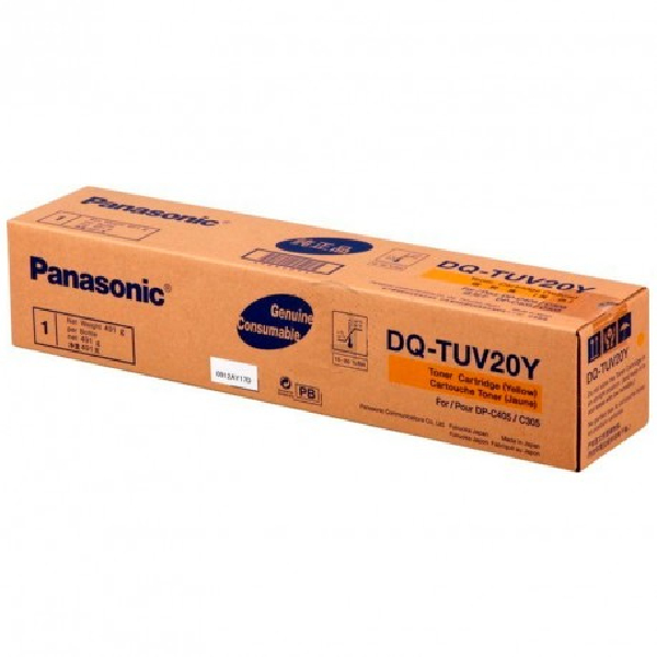 Toner original DQTUV20YPB panasonic amarillo