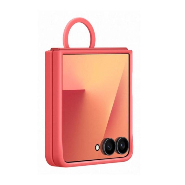 Funda para Smartphone - Rojo · Silicona · Samsung Galaxy Cover Z Flip 7