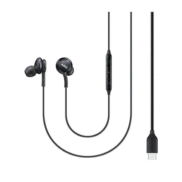 Auriculares con Cable SAMSUNG EO-IC100 - USB Tipo C ·Micrófono · Negro