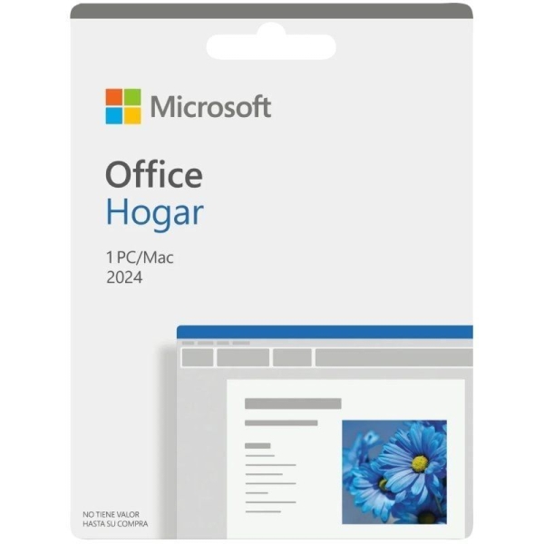 Licencia MICROSOFT Microsoft Office Hogar EP2-06873 - 1 Dispositivo · 2024