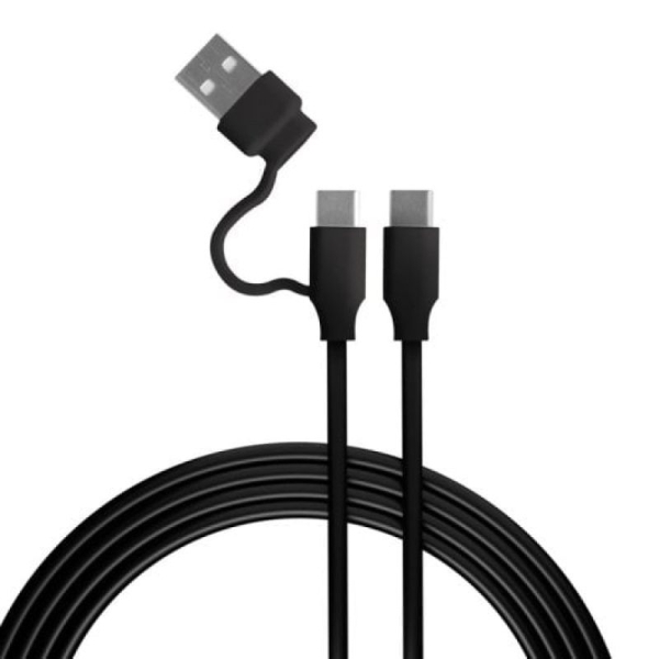Cable USB Tipo C a USB Tipo C BLADE FT0042  - 3m · PS5 · Adaptador a USB · Negro