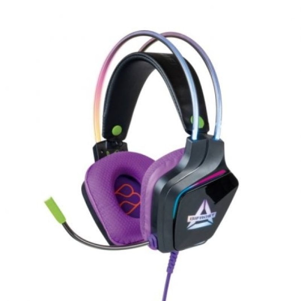 Auriculares Gaming Diadema con Cable BLADE BIFROST- LED RGB · 50mm · Cable 1.2m · 3.5mm · Negro