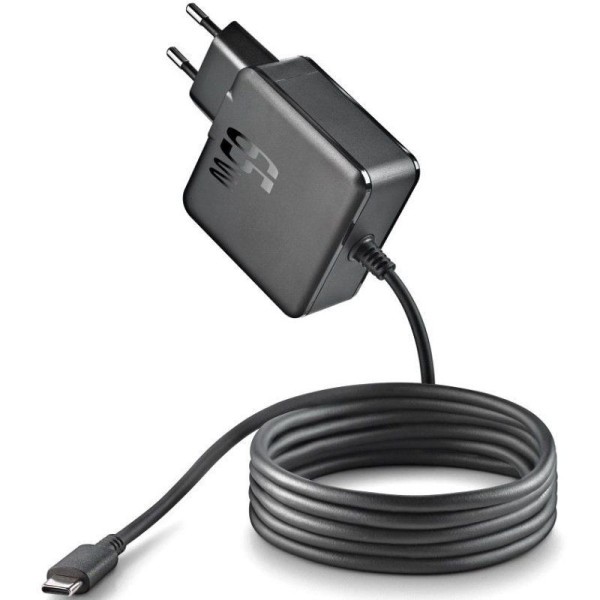 Cargador para Portátil NGS GAN65W-C - 65W GaN · USB Tipo C · 1.5m · Negro
