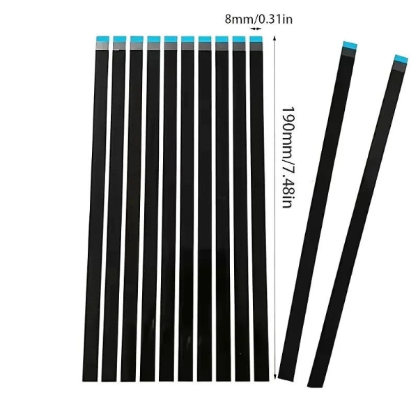 Tiras Adhesivas de Repuesto para Portátil - 13.3 a 17.3" · 185x8x0.5mm