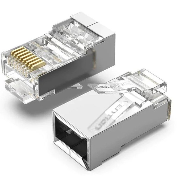 Pack 100 Conectores de Red RJ45 Cat. 6 FTP - IDCR0-100