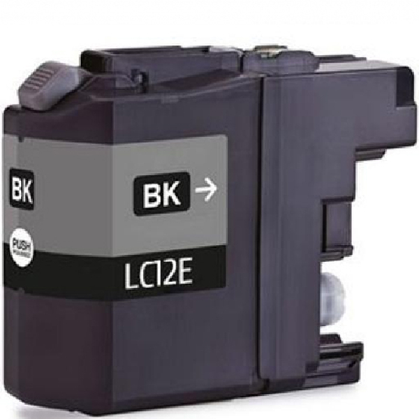 Cartucho Original BROTHER LC12E Negro - LC12EBK