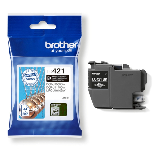 Cartucho Original BROTHER LC421 Negro - LC421BK