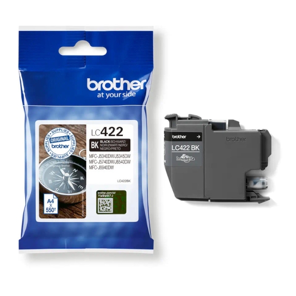 Cartucho Original BROTHER LC422 Negro - LC422BK