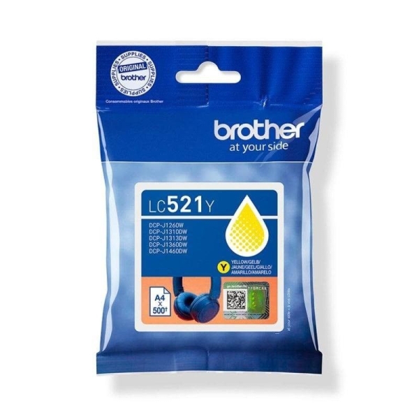 Cartucho  Original BROTHER LC527 Amarillo - LC527Y