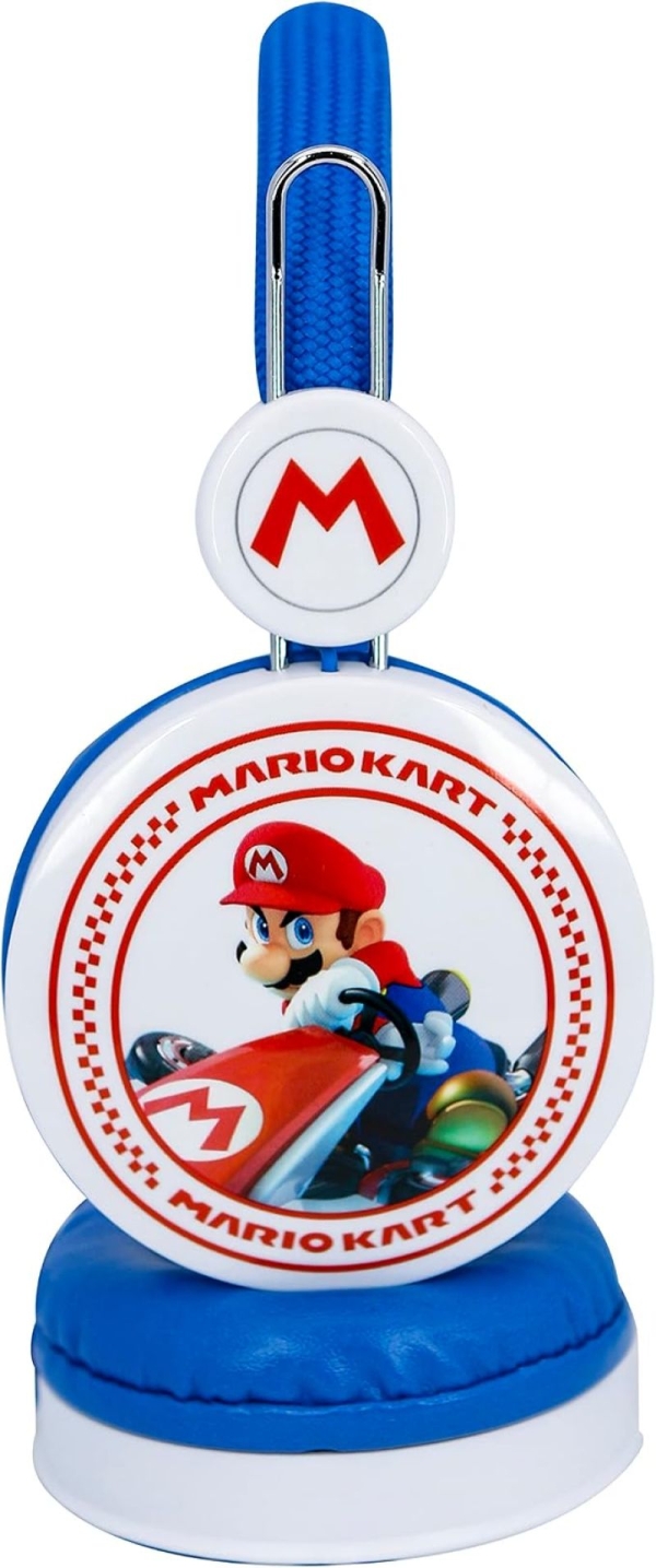 Auriculares Diadema con Cable BLADE Mario Kart Core - 10MW · Jack 3,5mm · 3-7Años · Azul Mario Kart