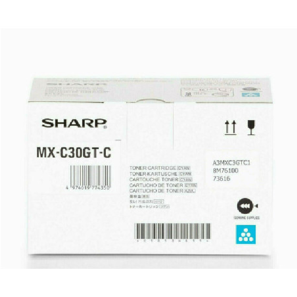 Toner Original TONER ORIGINAL CIAN SHARP MX-C30GTC PARA  MXC300W  