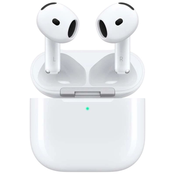 Auriculares Inalámbricos APPLE AirPods 4 - Micrófono · Estuche de Carga · Cancelación Activa de Ruido · Blanco