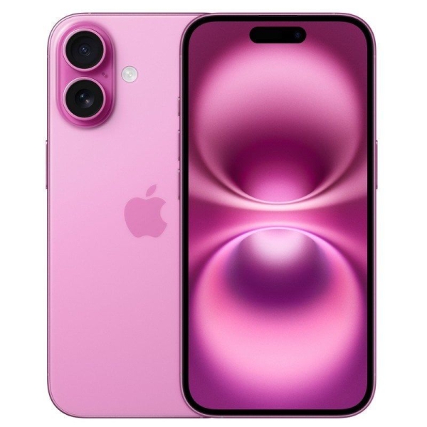 Smartphone APPLE 16 MYEA3QL/A - Chip A18 · 6.1" Súper Retina XDR · 128GB · iOs 18 · Rosa