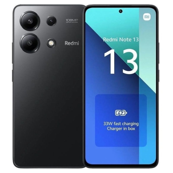 Smartphone XIOAMI Redmi Note 13 MZB0FYBEU - NFC · Snapdragon 685 · 6.67" AMOLED · 8GB · 256GB · Android · Negro
