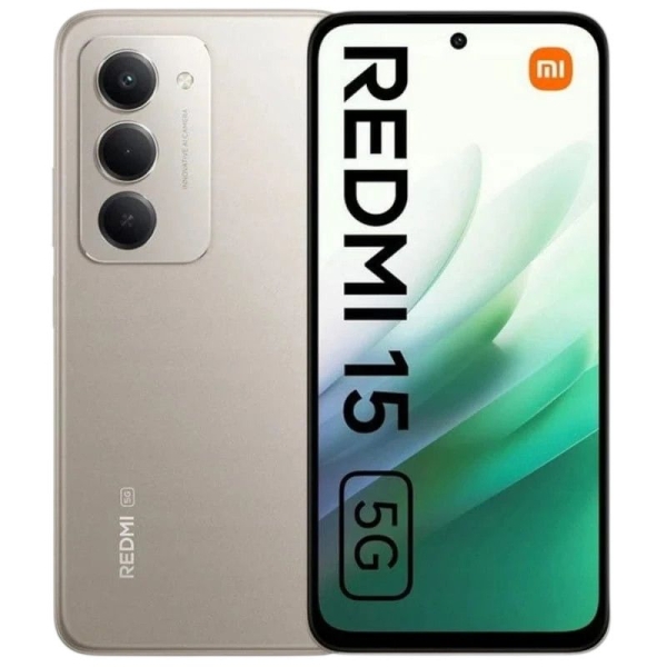 Smartphone XIAOMI Redmi 15 - 5G · Snapdragon 6S Gen3 · 6.9" FHD+ · 4GB · 128GB · HyperOS 2 · Gris